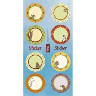 Pettersson und Findus Papiertüten mit Stickern, 8 Stück