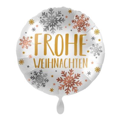 Folienballon 45 cm - Frohe Weihnachten