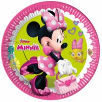 44-teiliges Party-Set Minnie Mouse - Minnie Happy Helpers  - Teller Becher Servietten für 8 Kinder