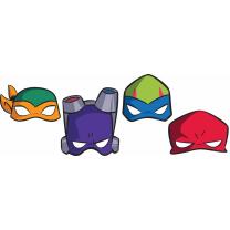 Ninja Turtles Masken, 8 Stück