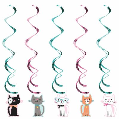 Katze - Kätzchen - Hängedeko 5-teilig