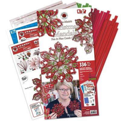Karen Marie - Quilling Set Weihnachts Mandalas - 336 Teile