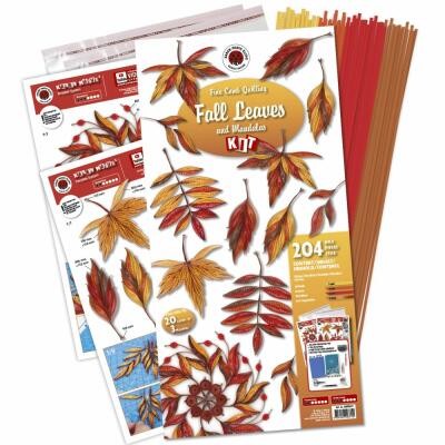 Karen Marie - Quilling Set Herbstblätter - 204 Teile
