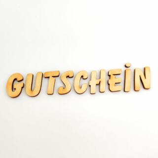 Holzbuchstabe - C Blockschrift in verschiedenen Größen