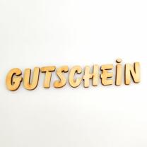 Holzbuchstabe - E Blockschrift in verschiedenen Größen