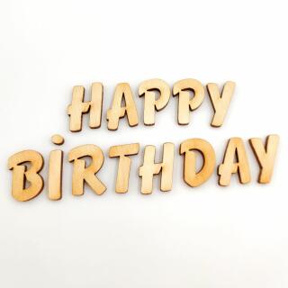 Holzbuchstabe - H Blockschrift in verschiedenen Größen