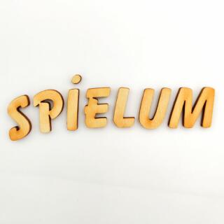 Holzbuchstabe - P Blockschrift  in verschiedenen Größen