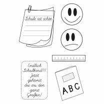 Efco (177) clear stamps Stempel Set - Einschulung 4