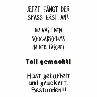 Efco (180) clear stamps Stempel Set - Abgänger 2