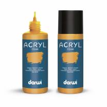 darwi  Acrylfarbe opak 80 ml - Farbauswahl 746 ockergelb