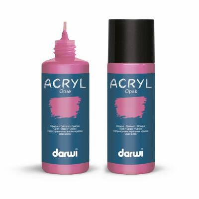 darwi  Acrylfarbe opak 80 ml - Farbauswahl 475 rosa