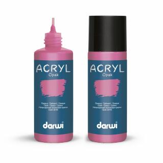 darwi  Acrylfarbe opak 80 ml - Farbauswahl 475 rosa