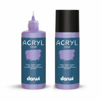 darwi  Acrylfarbe opak 80 ml - Farbauswahl 931 lila