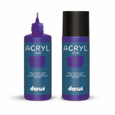 darwi  Acrylfarbe opak 80 ml - Farbauswahl 900 violett