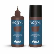 darwi  Acrylfarbe opak 80 ml - Farbauswahl 801 schokobraun