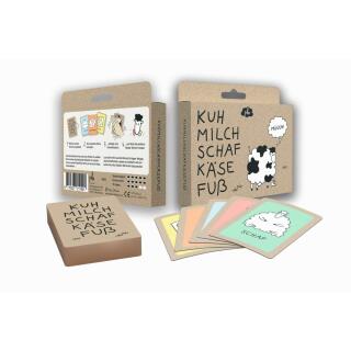 Kuhmilchschafkäsefuß - Kartenspiel ab 6 für Kinder und Familien