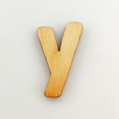 Holzbuchstabe - Y Blockschrift in verschiedenen Größen 50 mm