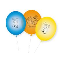 52-teiliges Party-Set - Die Maus - Teller Becher Servietten Luftballons Papiertrinkhalme  für  8 Kinder