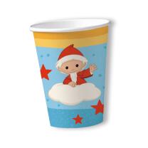 52-teiliges Party-Set - Unser Sandmännchen - Teller Becher Servietten Platzsets Trinkhalme für 8 Kinder