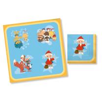 52-teiliges Party-Set - Unser Sandmännchen - Teller Becher Servietten Platzsets Trinkhalme für 8 Kinder