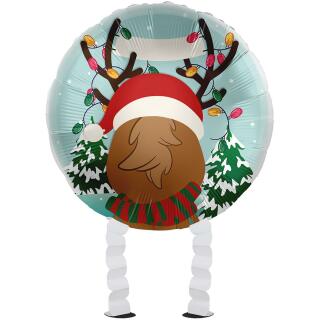 Folienballon Ballonwalker®  Rentier - Christmas Reindeer  43 cm