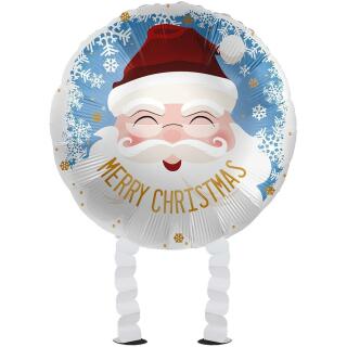 Folienballon Ballonwalker®  Weihnachtsmann - Santa  43 cm