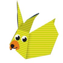 Kids Origami - Hase