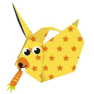 Kids Origami - Hase