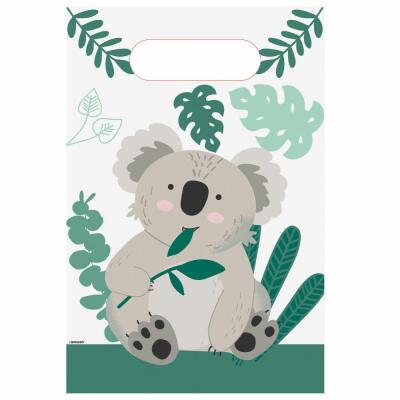 Papiertüten Koala, 8 Stück,  23,5 x 15,8 cm