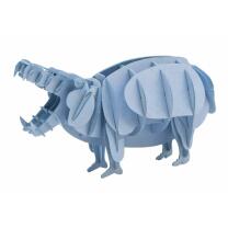 3D Hippo Papiermodell