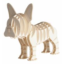 3D Bulldogge Papiermodell