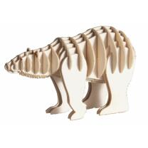 3D Eisbär Papiermodell