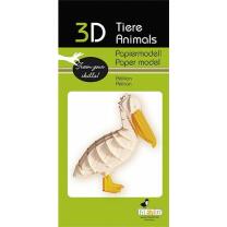 3D Pelikan Papiermodell