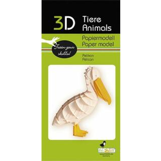 3D Pelikan Papiermodell