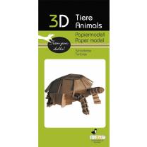 3D Schildkröte Papiermodell