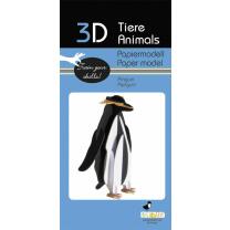3D Pinguin Papiermodell