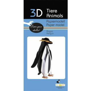 3D Pinguin Papiermodell