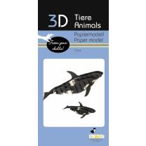 3D Orca Papiermodell