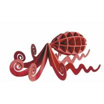 3D Oktopus Papiermodell
