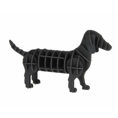3D Hund  Papiermodell