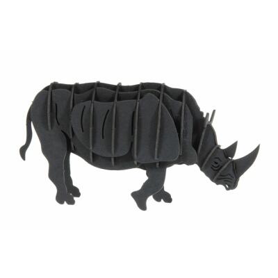 3D Nashorn Papiermodell