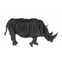 3D Nashorn Papiermodell