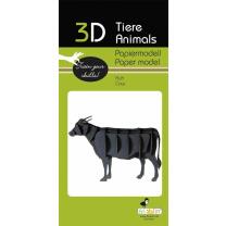 3D Kuh Papiermodell