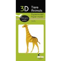 3D Giraffe Papiermodell