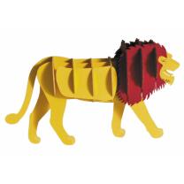 3D Löwe Papiermodell