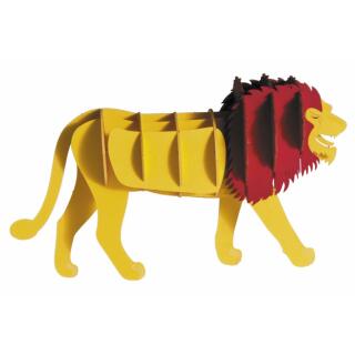 3D Löwe Papiermodell