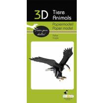 3D Adler Papiermodell
