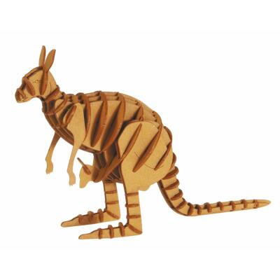 3D Känguru Papiermodell