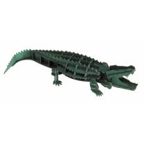 3D Krokodil Papiermodell
