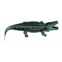3D Krokodil Papiermodell